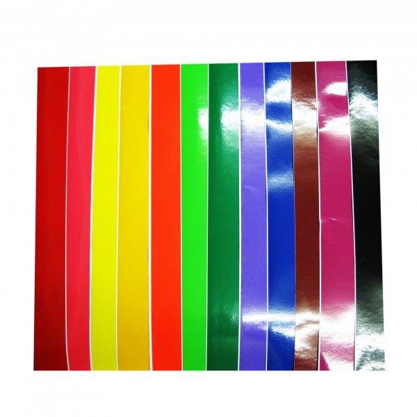 กระดาษสติ๊กเกอร์ PVC สี แผ่นใหญ่ (แผ่น)