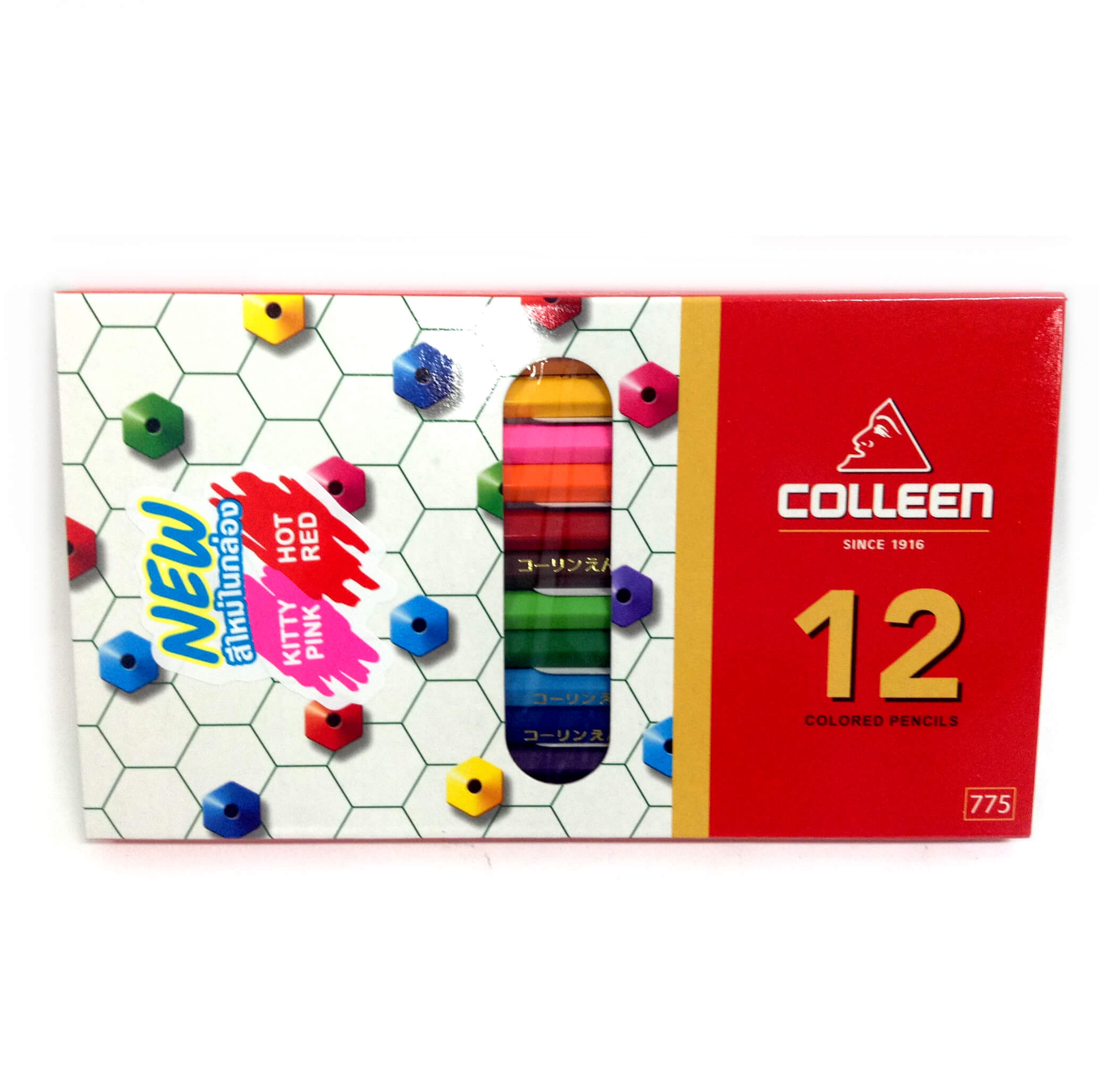 สีไม้ Colleen 12 สี ด้ามยาว (กล่อง)