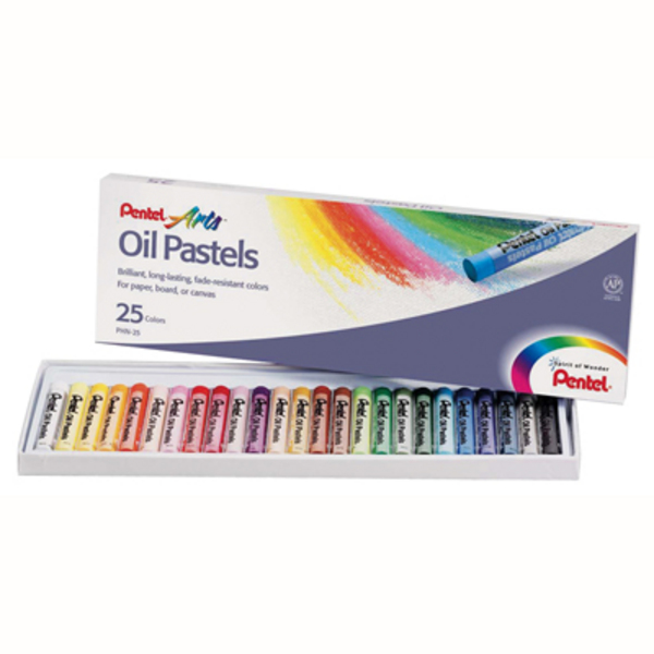 สีชอล์ก Pentel 25 สี ( กล่อง)