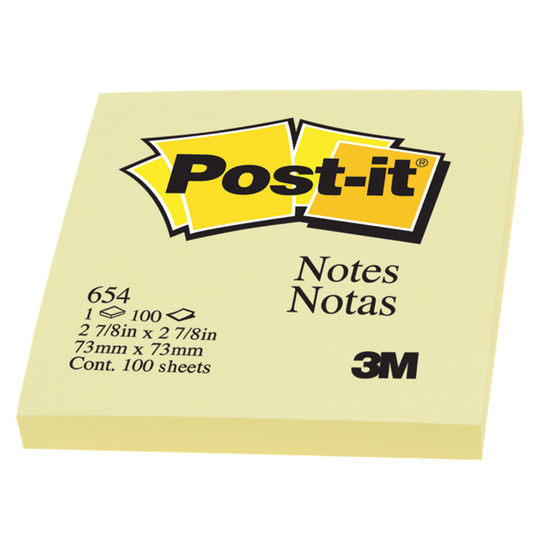 Post-IT ขนาด 73 x 73 มม. 3M (อัน)