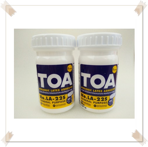 กาวลาเท็กซ์ TOA ขนาด 4 oz. (กระปุก)