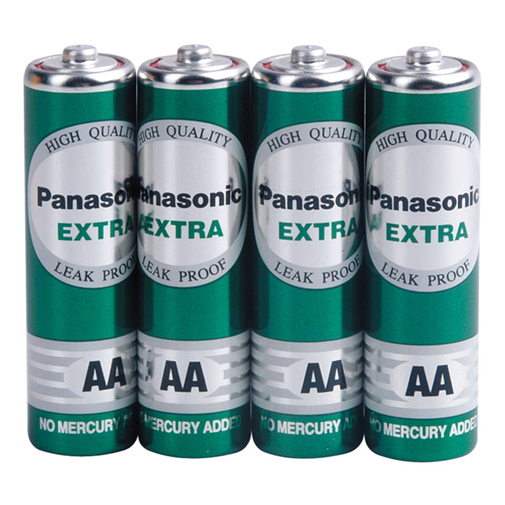 ถ่าน Panasonic  AA (4 ก้อน/แพ็ค)