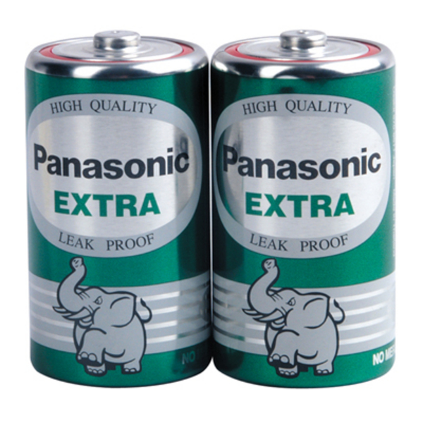 ถ่านไฟฉาย Panasonic Extera D  (2 ก้อน/แพ็ค)