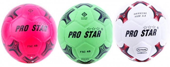 ลูกฟุตซอล PRO STAR หนัง PVC เบอร์ 3.5 รุ่น FSC-48 (ลูก)