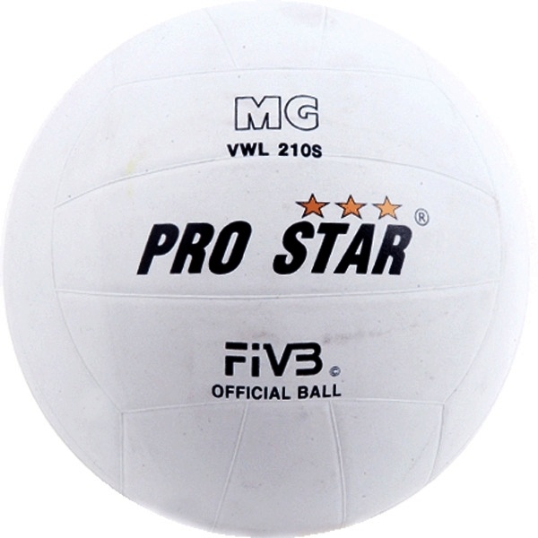 วอลเล่ย์ PRO STAR สีขาว ยางอัด เบอร์ 5 รุ่น VWL 210S  (ลูก)