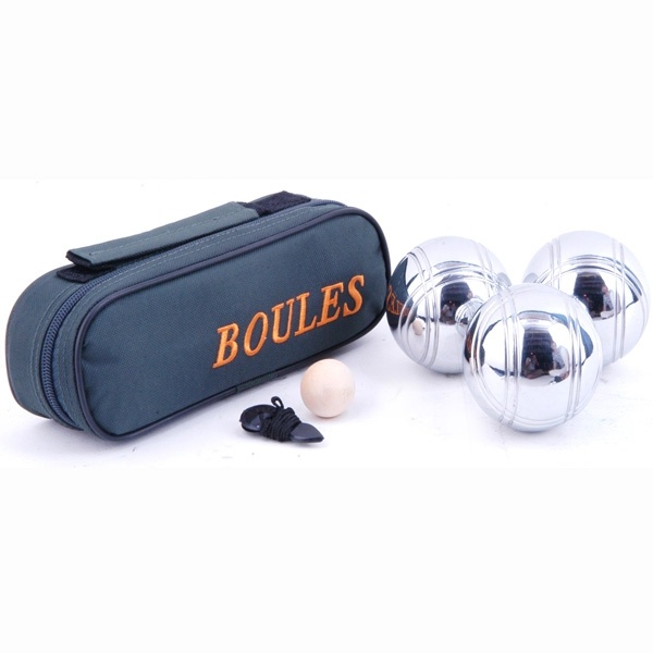 เปตอง BOULES ลูกเหล็ก กระเป๋าสีเขียว รุ่น BLB-2004 (ชุด 12 ลูก)