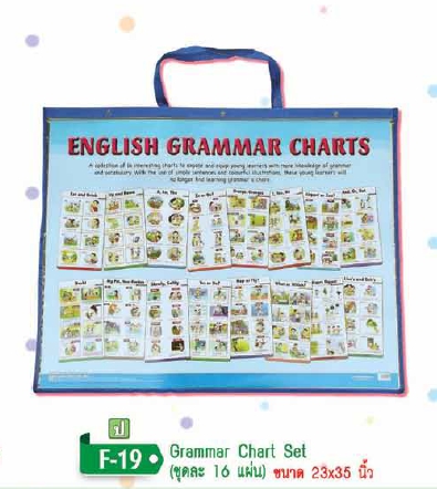 Grammar Chart (ชุดละ 16 แผ่น)