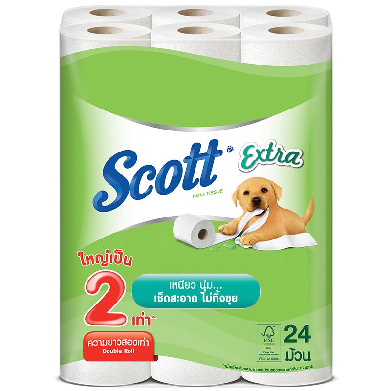 กระดาษทิชชู Scott (แพ็ค24ม้วน)