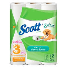 กระดาษทิชชู Scott (แพ็ค12ม้วน)