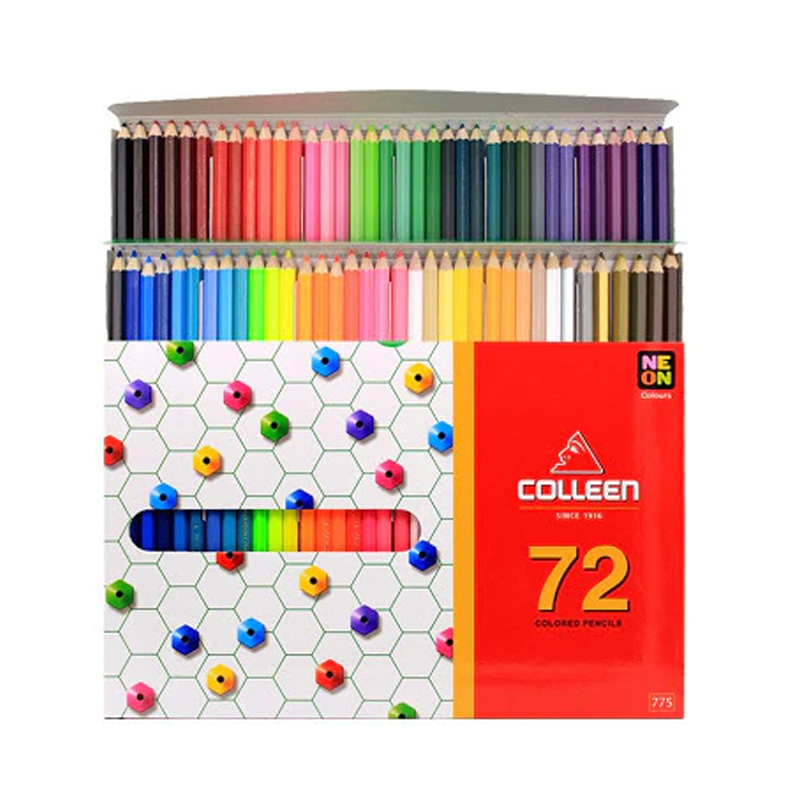 สัไม้ Colleen 72 สี ด้ามยาว (กล่อง)