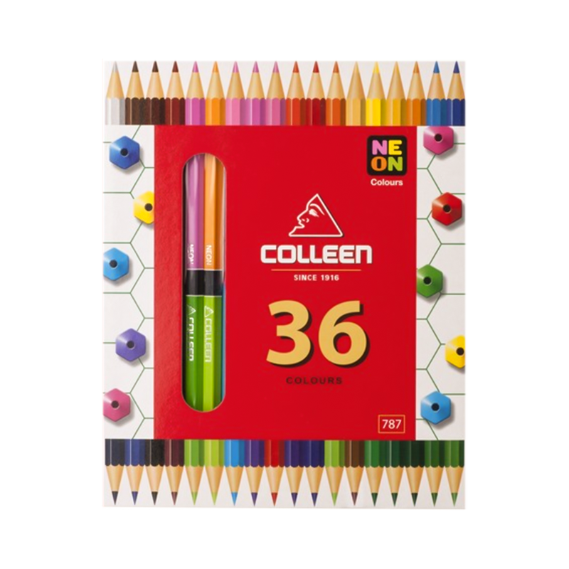 สัไม้ Colleen 36 สี  2หัว (กล่อง)