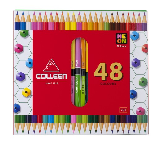 สัไม้ Colleen 48 สี  2หัว (กล่อง)