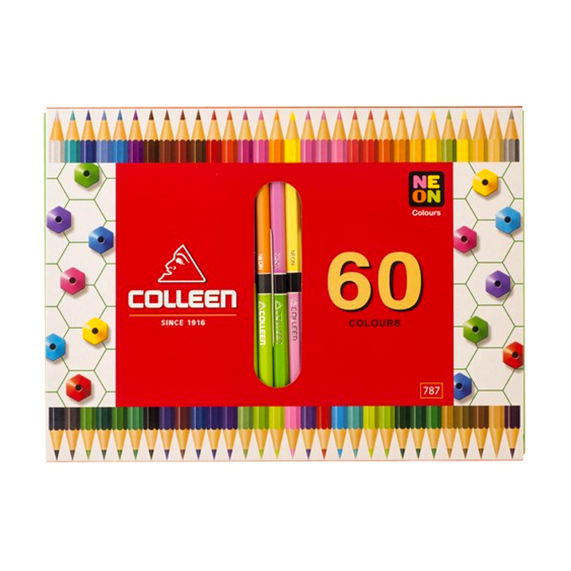 สัไม้ Colleen 60 สี  2หัว (กล่อง)